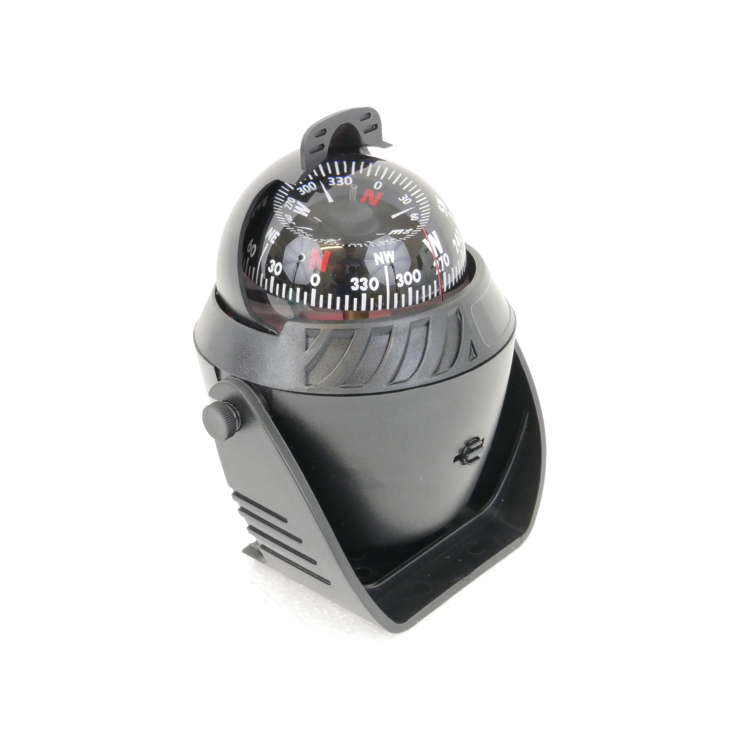 Illuminated Navigation Compass Black, Large