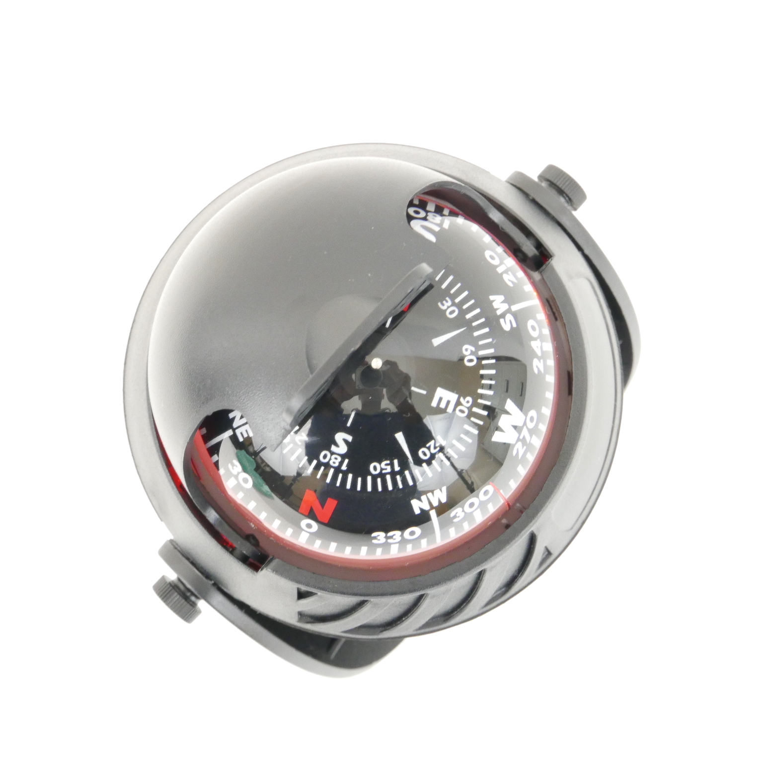 Illuminated Navigation Compass Black, Large