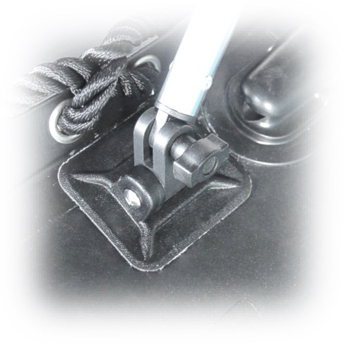 Set of 4, Glueon Bimini Deck Mount for Inflatables