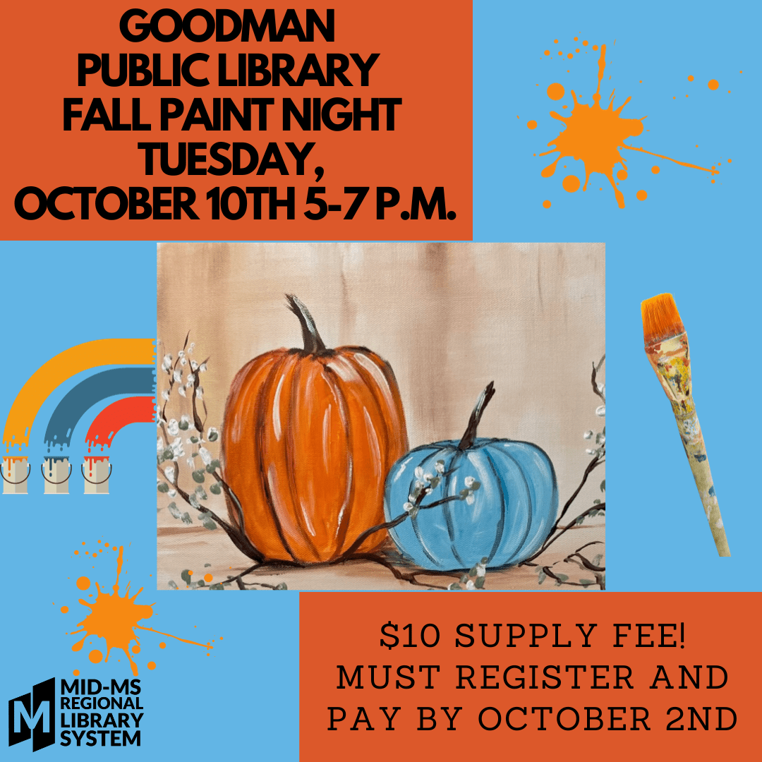 Fall Paint Night MidMS Regional Library System