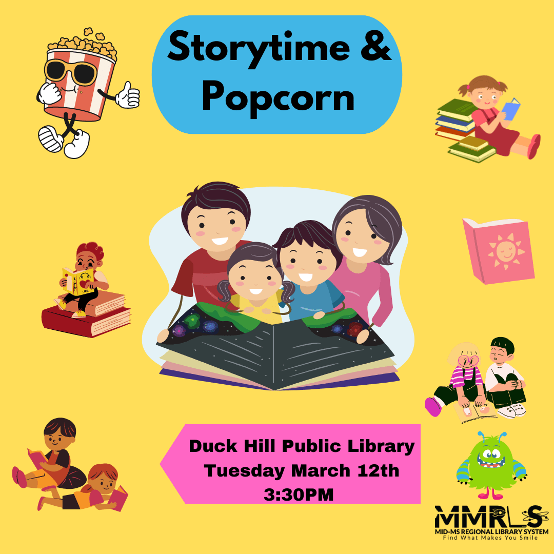 Storytime and Popcorn MidMS Regional Library System