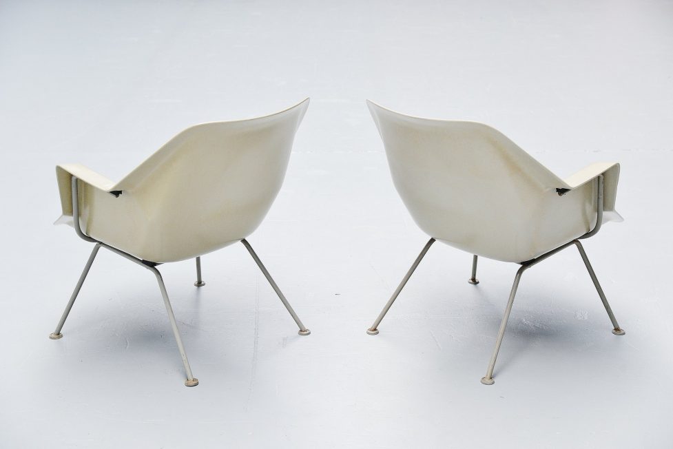 Wim Rietveld polyester chairs model 416 Gispen 1957 Mid Mod Design