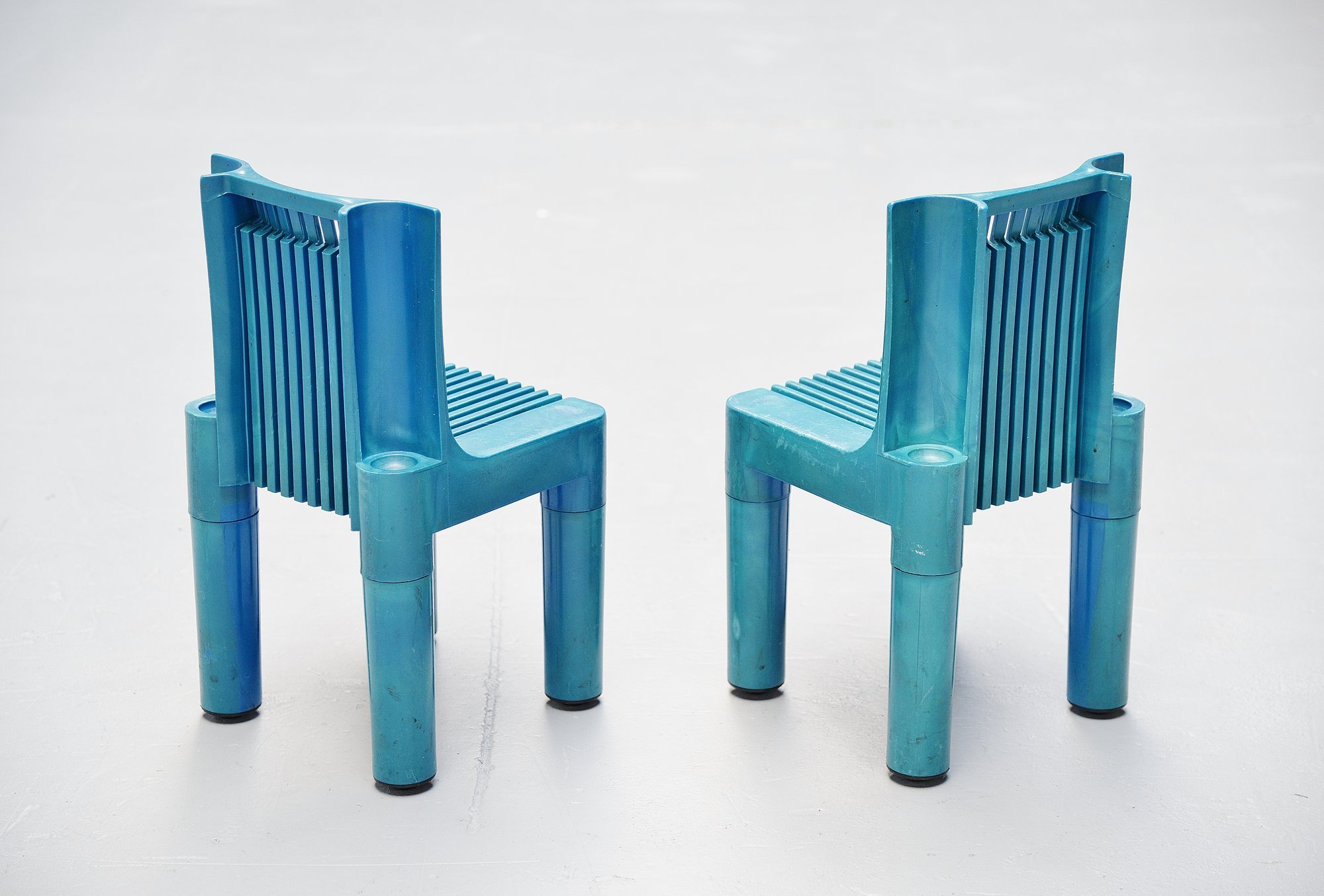 Marco Zanuso plastic kids chair Kartell 1964 Mid Mod Design