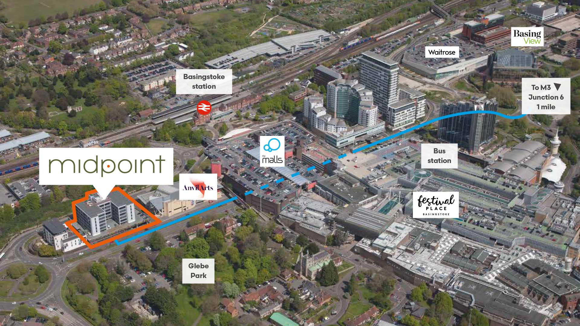 Location Midpoint Basingstoke