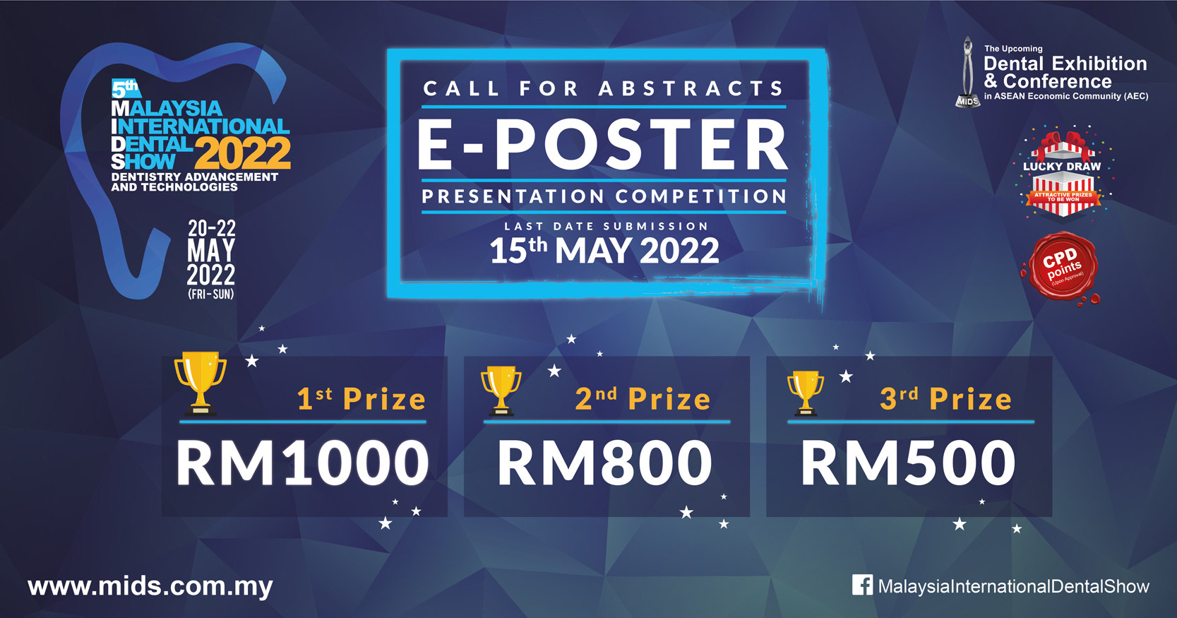 MIDS2022 EPoster Competition Malaysia International Dental Show (MIDS) 2022