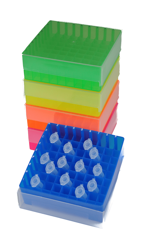 81Well Freezer Storage Boxes with LiftOff Lids
