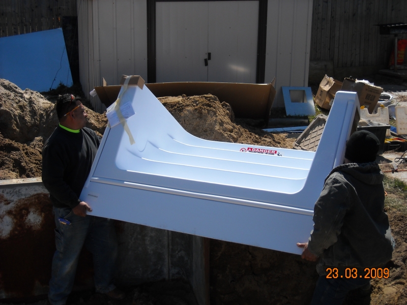 Acrylic Fiberglass Stairs Mid State Pool Liners