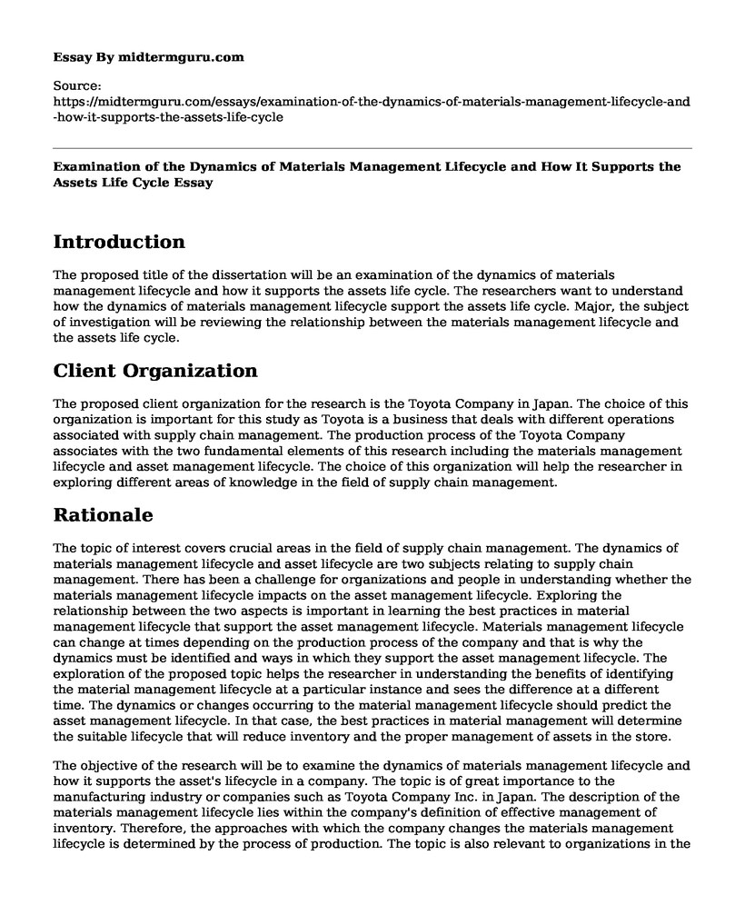 Materials Management Week 2024 Riki Verene