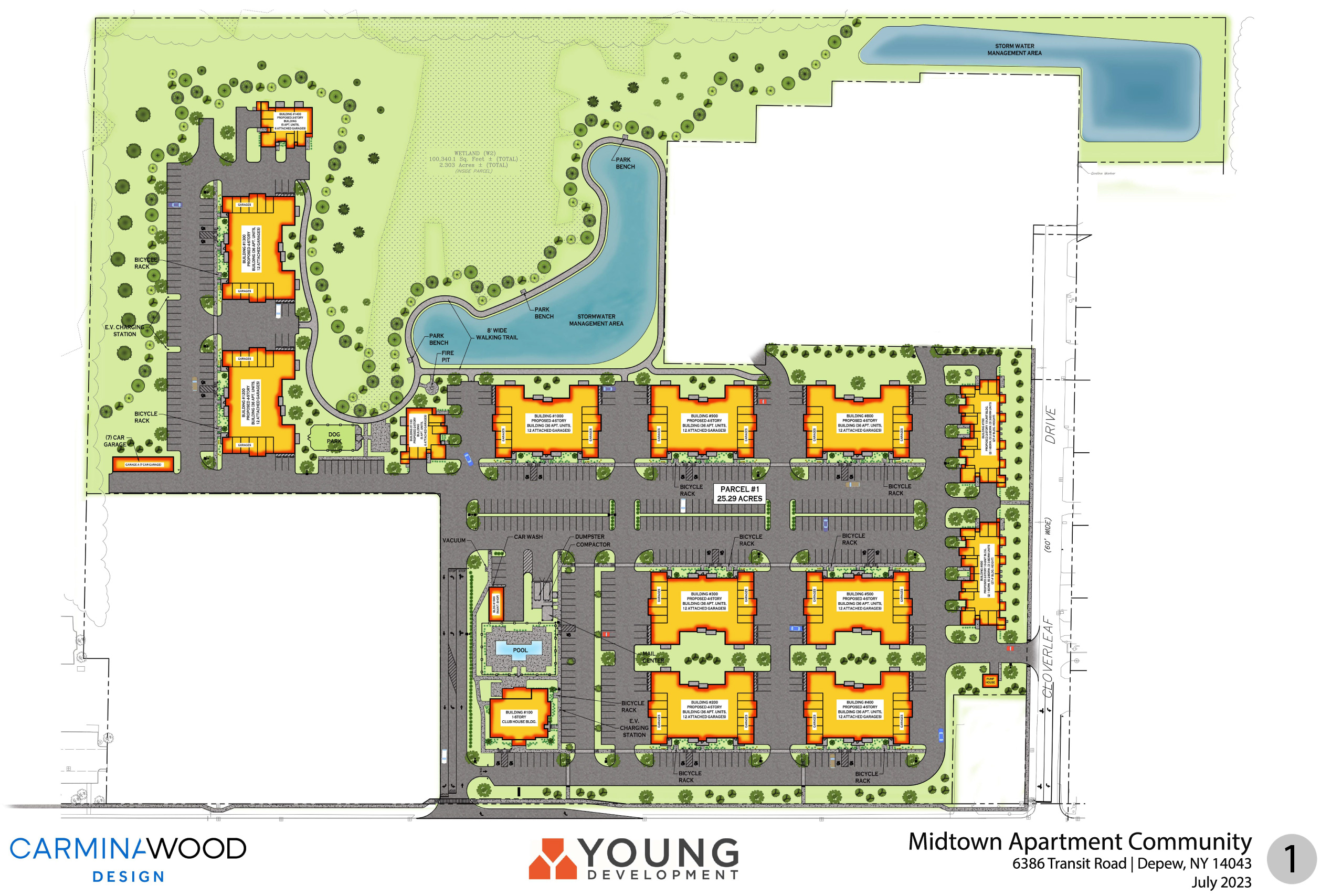 Available 1, 2, or 3 bedroom apartments in Depew, NY Midtown Apartments