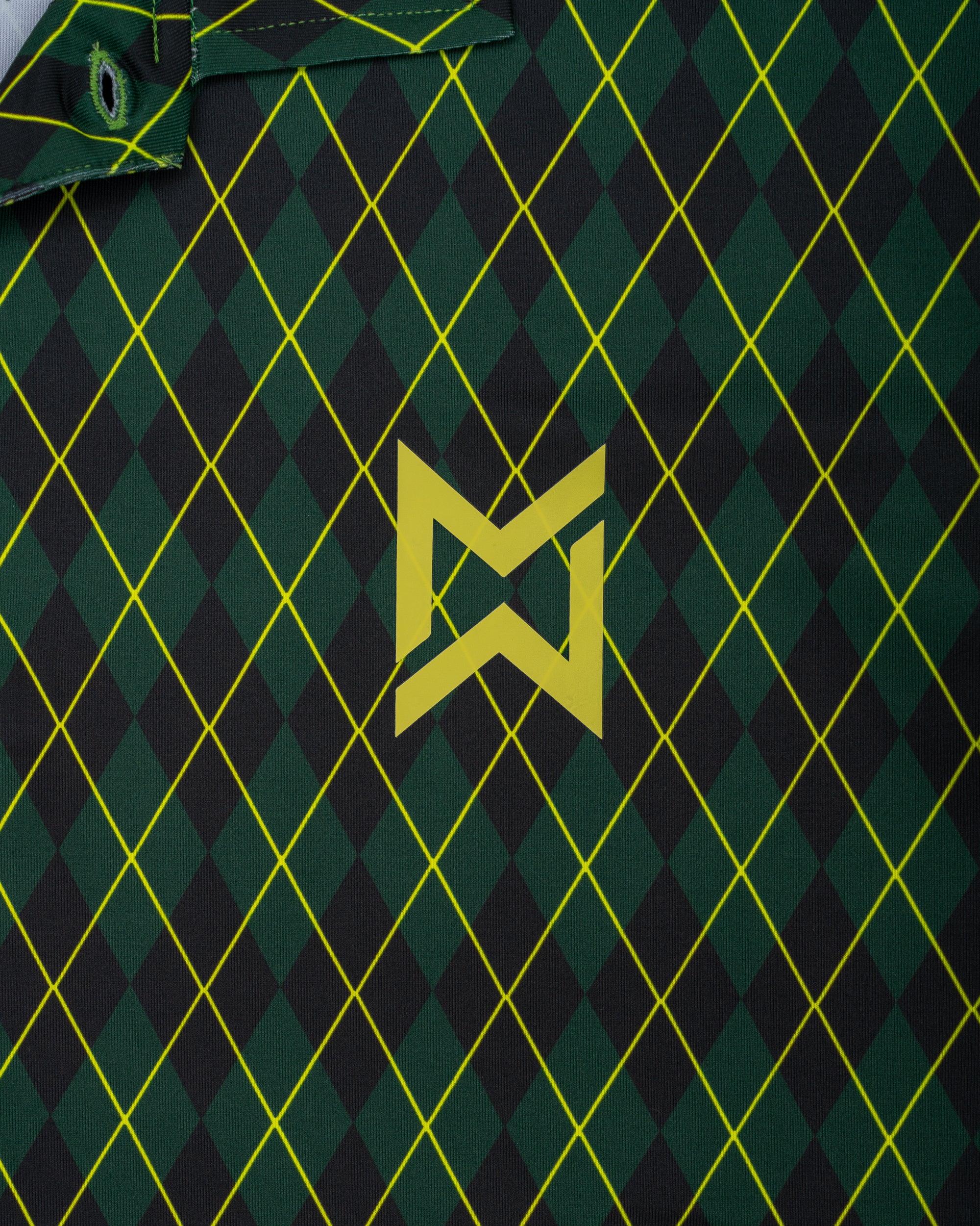 Midway Sports Men's "Iguana Greens" Argyle Golf Polo