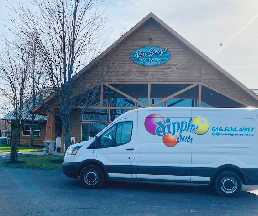 Michigan Dippin' Dots The goto supplier of all things Dippin' Dots