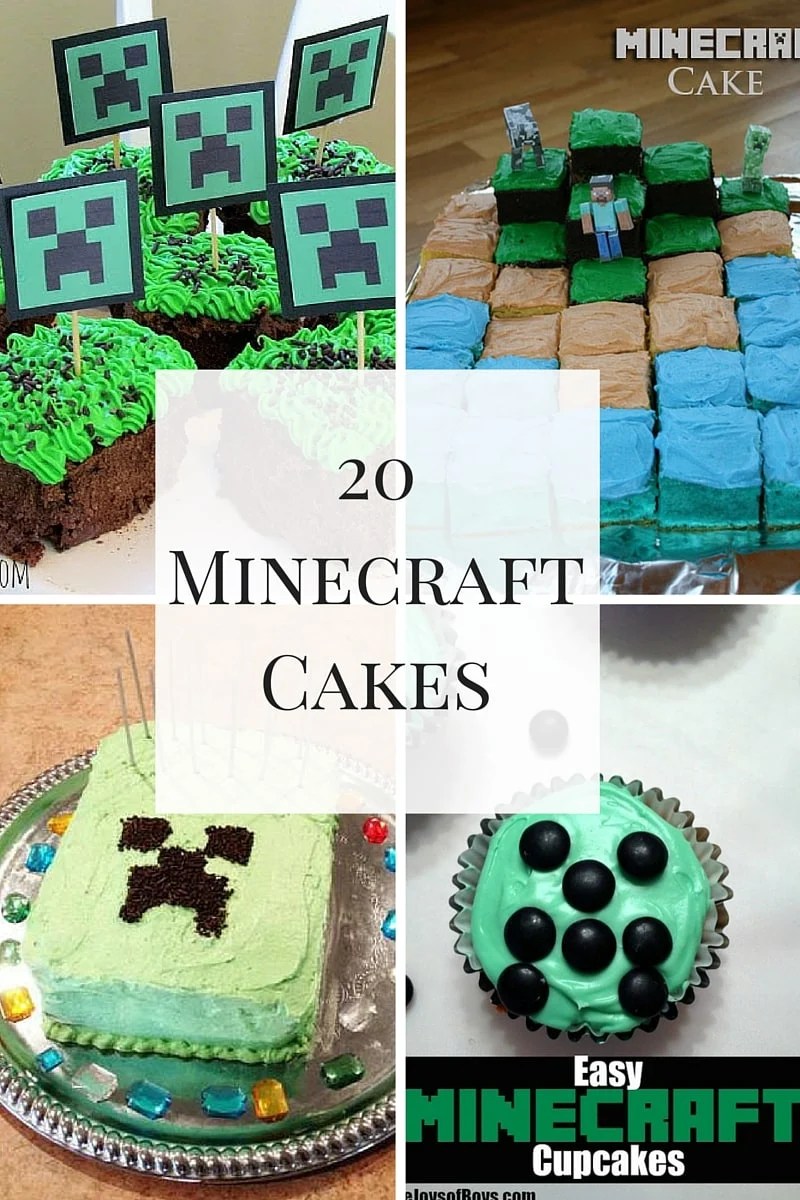 Awesome Minecraft Cakes For A Spectacular Birthday Party