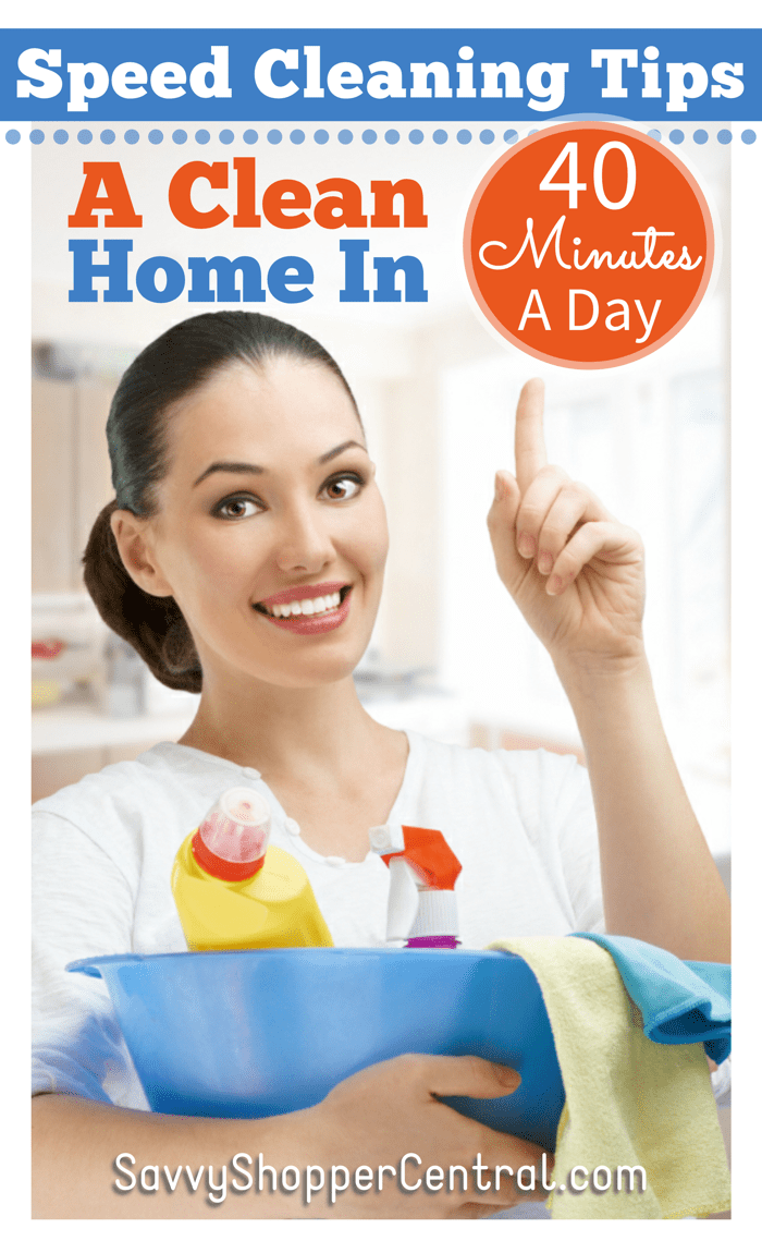 Speed Cleaning Tips A Clean Home in Less Time