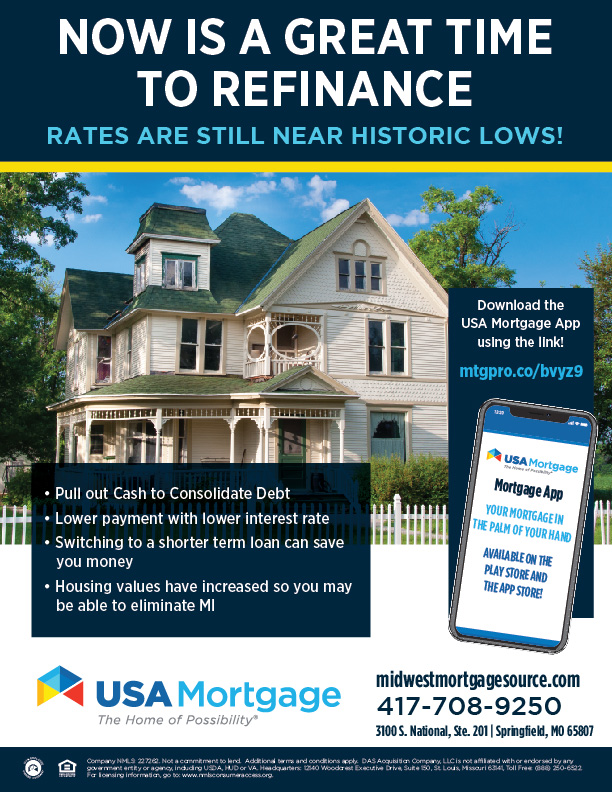 Refinance USA Mortgage Springfield Region