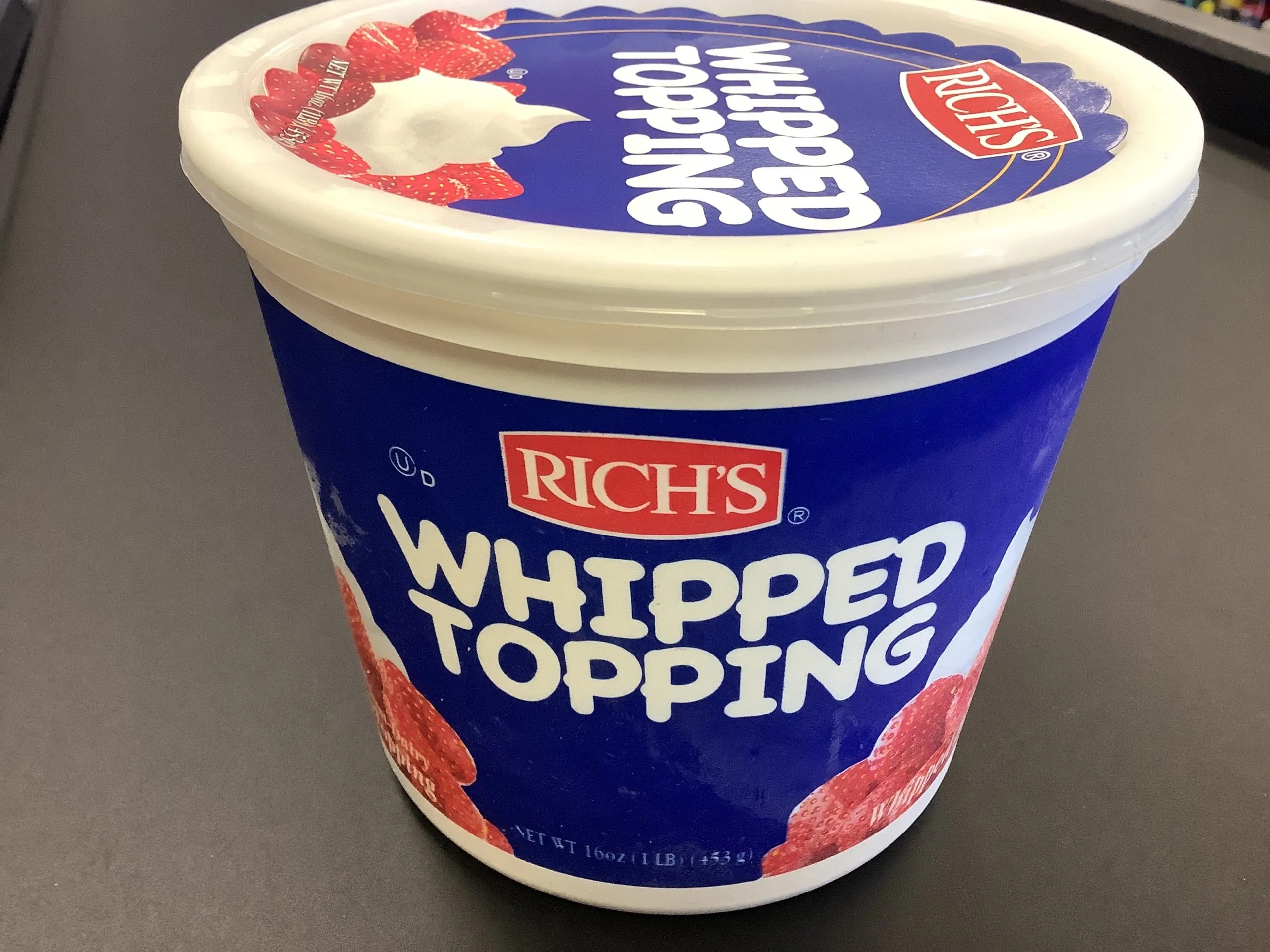 Rich’s Whipped Topping 16 oz Midwest Premium Kosher