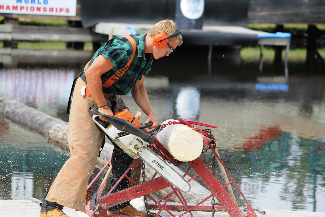 Fred Scheer’s Lumberjack Show, Hayward WI Skill, Competition, Laughter