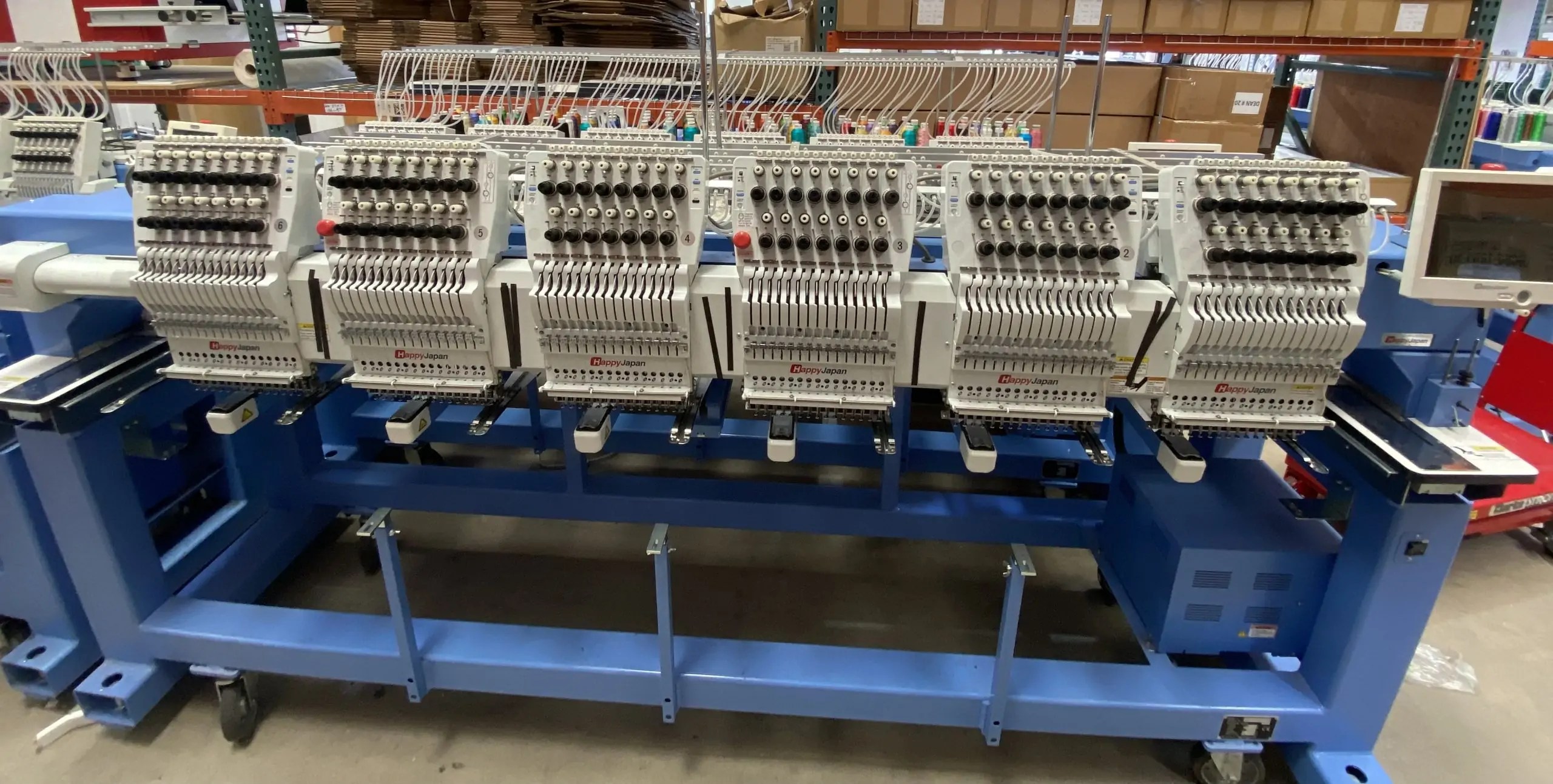 HappyJapan HCR3 1506 2nd Hand Embroidery Machine Industrial