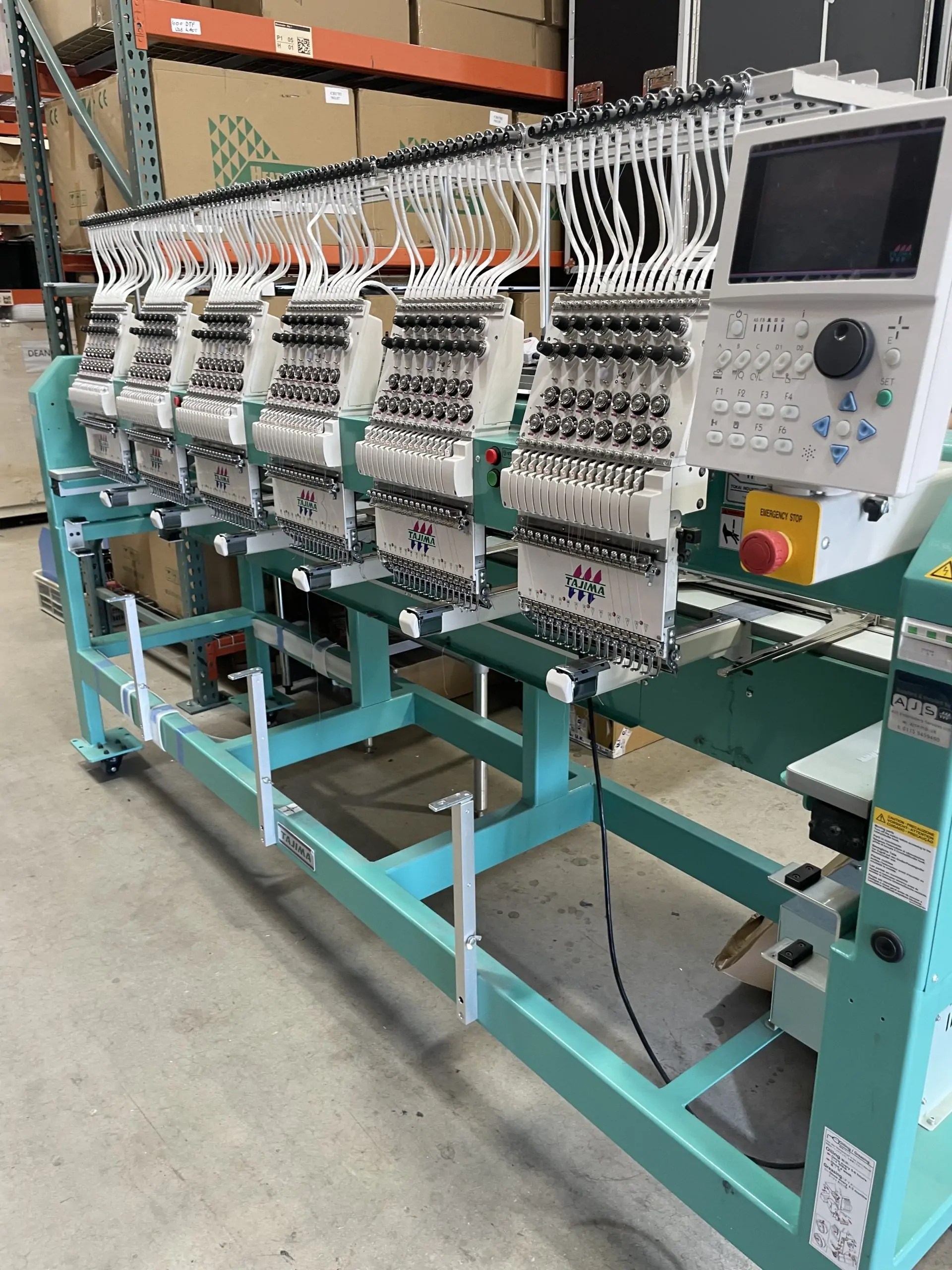 Tajima TMFX 6 head 2nd hand embroidery machine Industrial