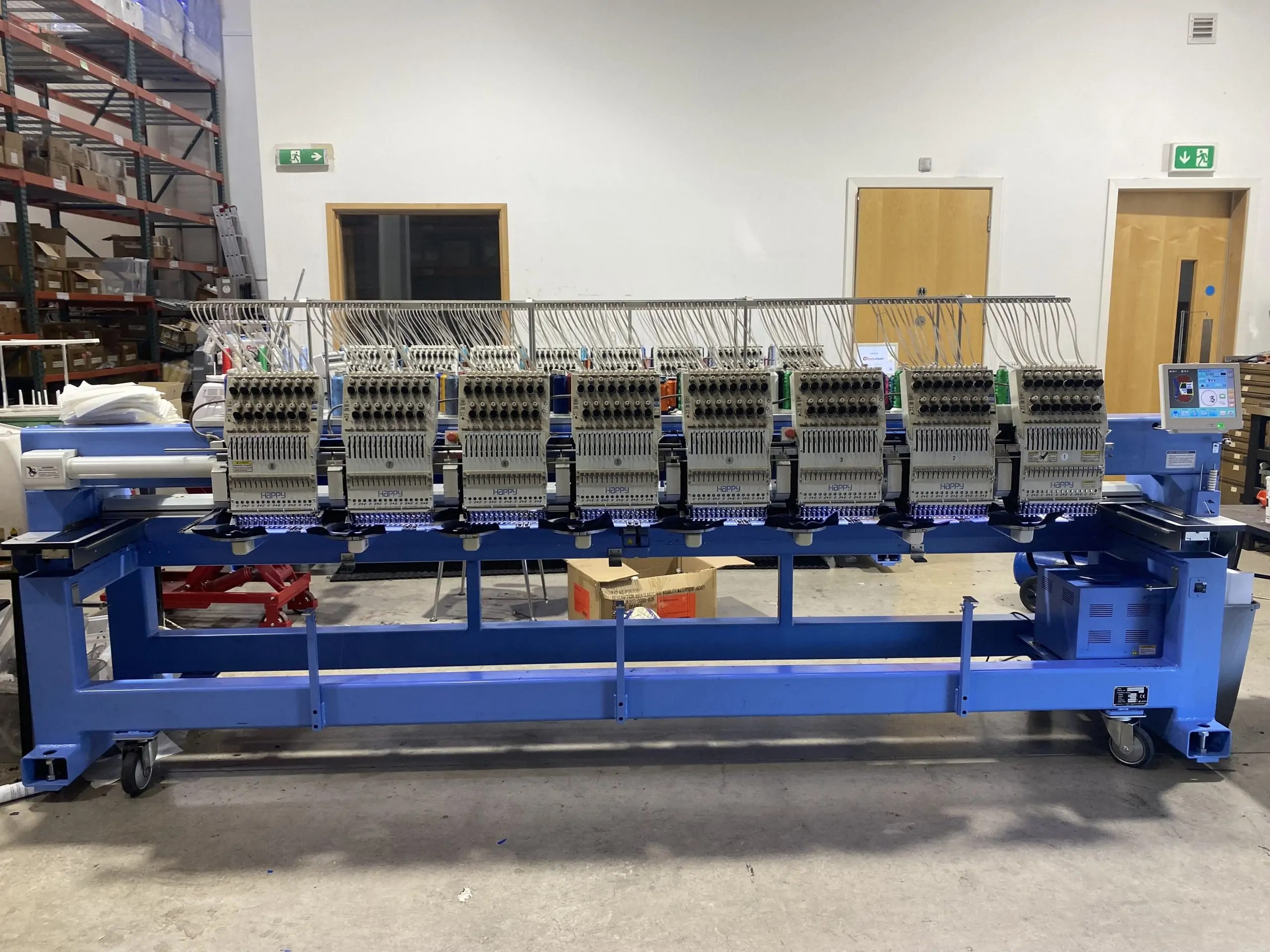 HappyJapan HCR2 1508 2nd Hand Embroidery Machine Industrial