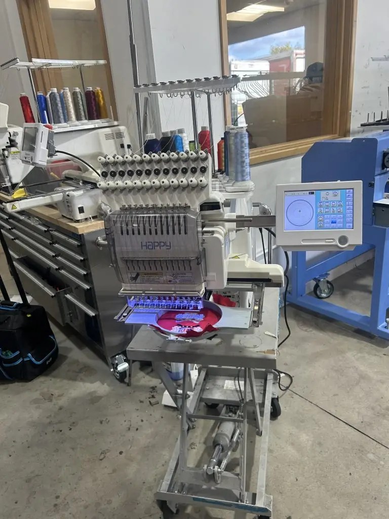 HappyJapan HCS2 1201 2nd Hand Embroidery Machine Industrial