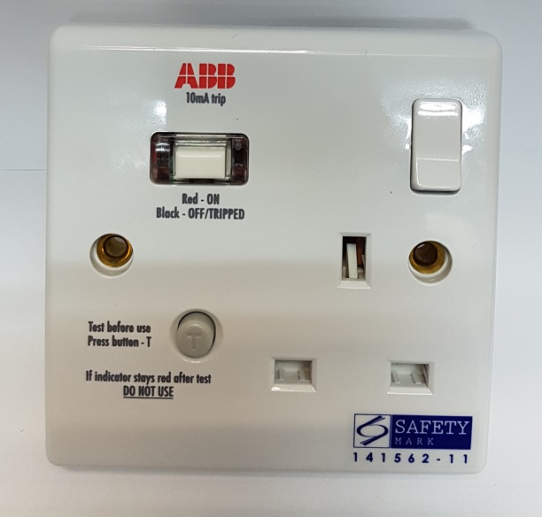 ABB CRS112 RCD Switched Socket Outlet M&I Electric Far East