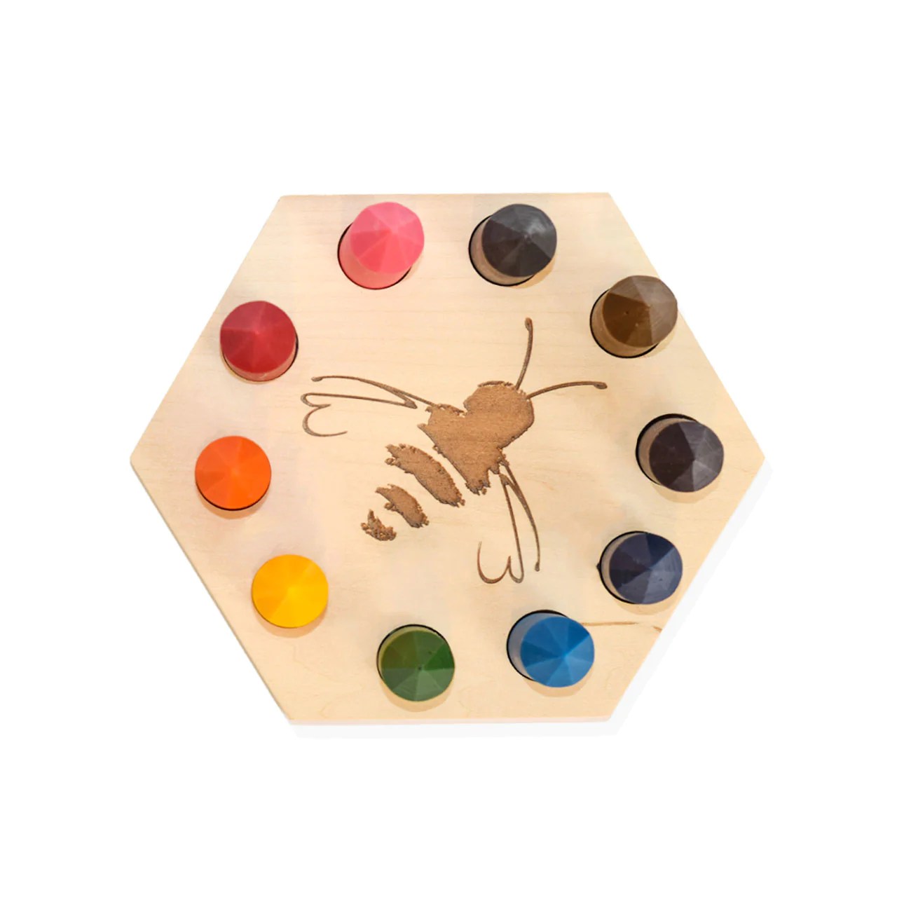 Beeswax crayons by Made By Bees Miels d'Anicet