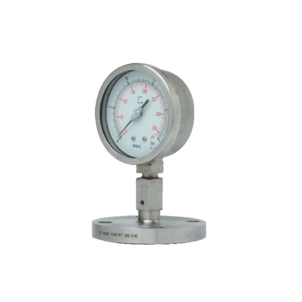 Integral Diaphragm Seal Pressure Gauge Flanged MIEPL, Pressure Gauges