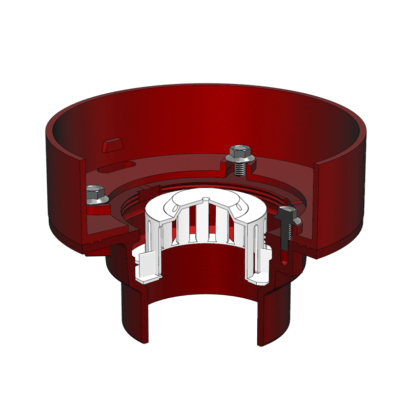 R1100PDO Paver Roof Deck Drain with Overflow Dam Mifab