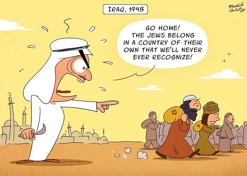 Minnedag for jødiske flyktninger fra arabiske land og Iran Med Israel