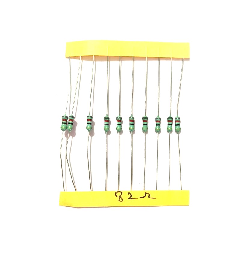82 ohms 1/4 watt resistors