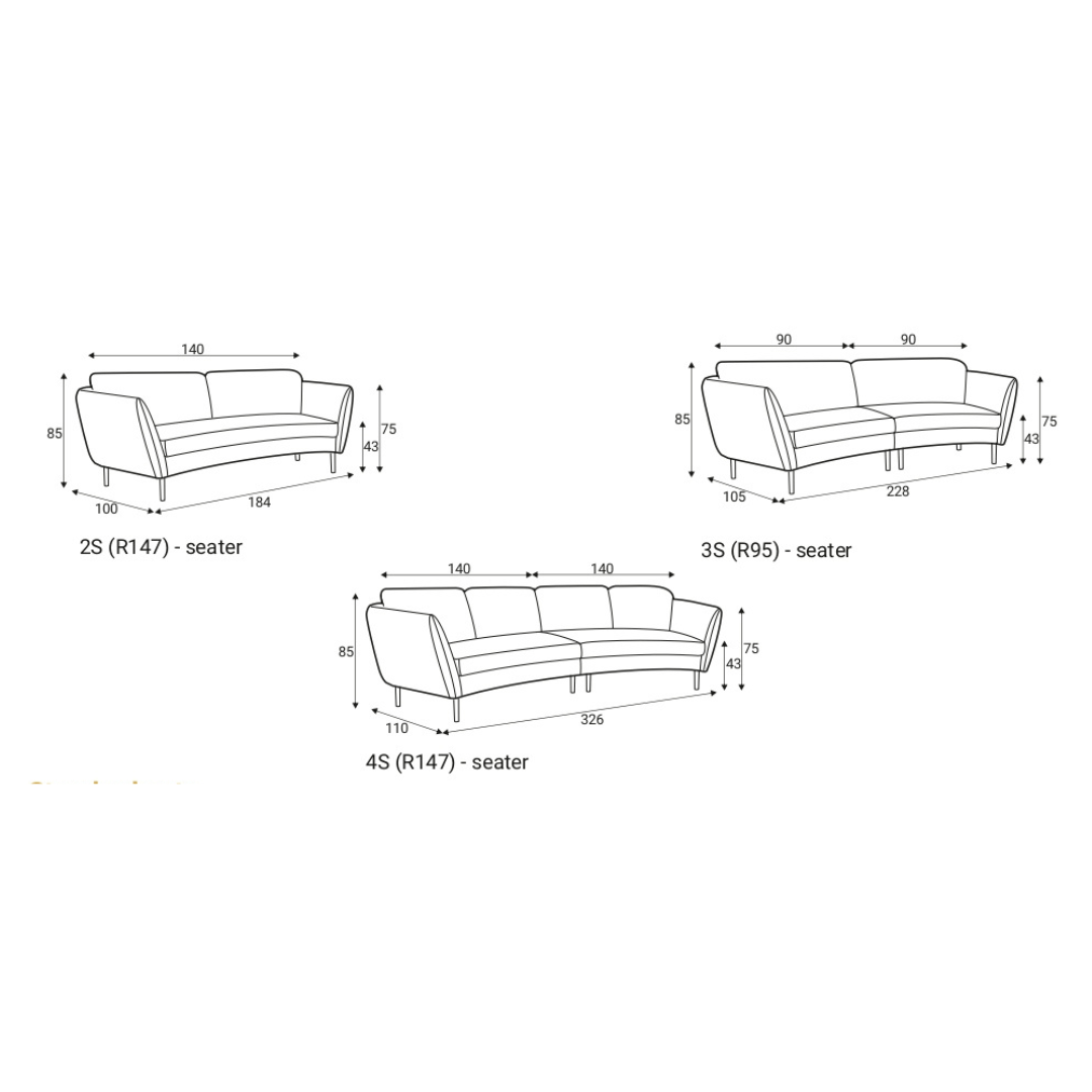 SOFA „CALIFORNIA” Migdolo Baldai