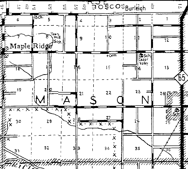 Townships Places Arenac County, Michigan MIGen