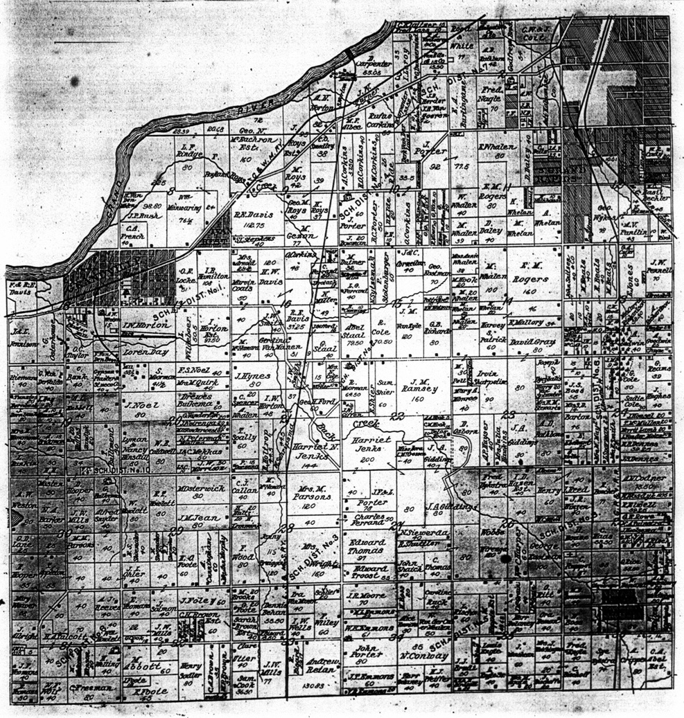 1894 Wyoming Township Plat Map