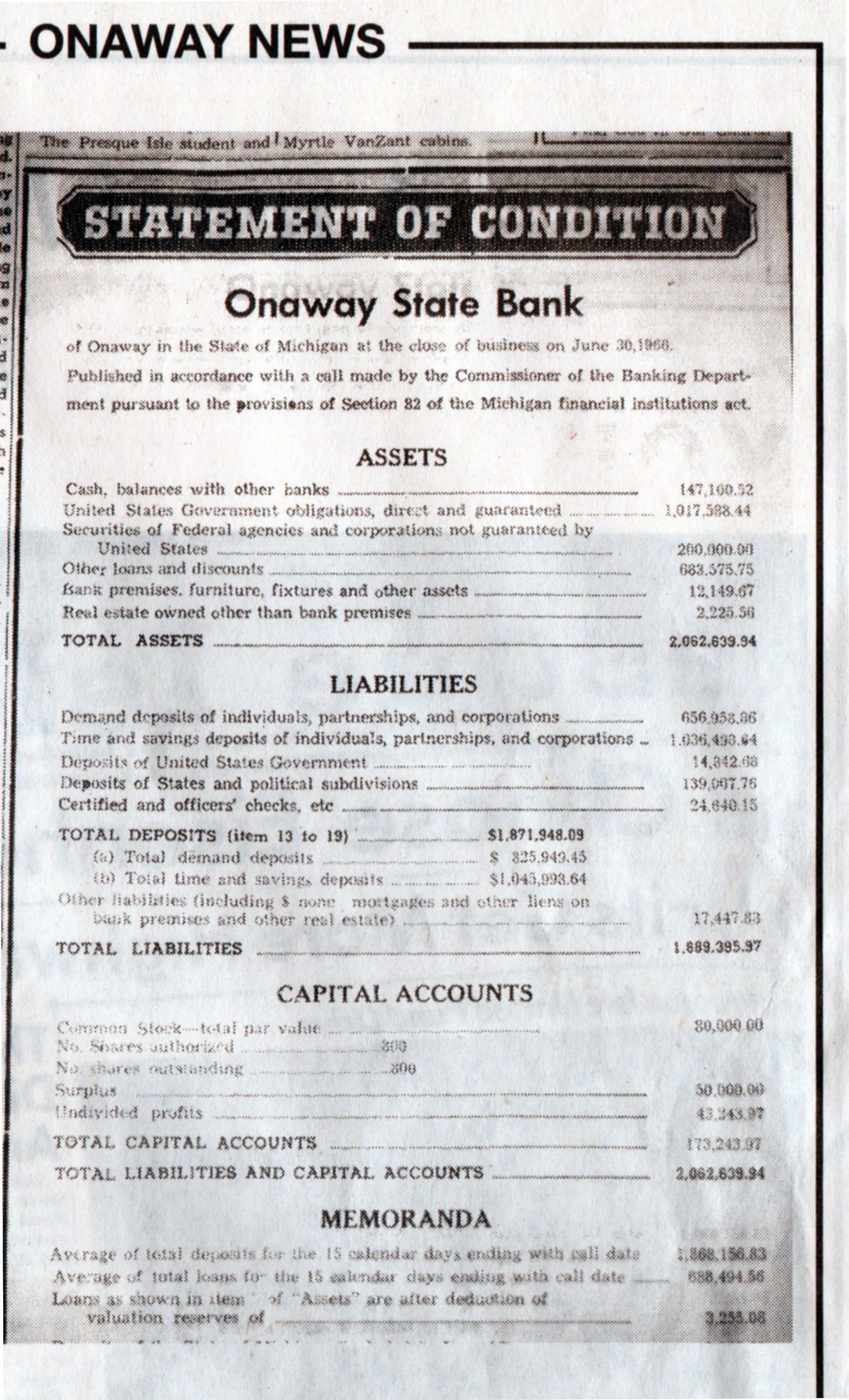 Onaway State Bank Has a Good Year and Tim Hyde Wins a Pony in Painter