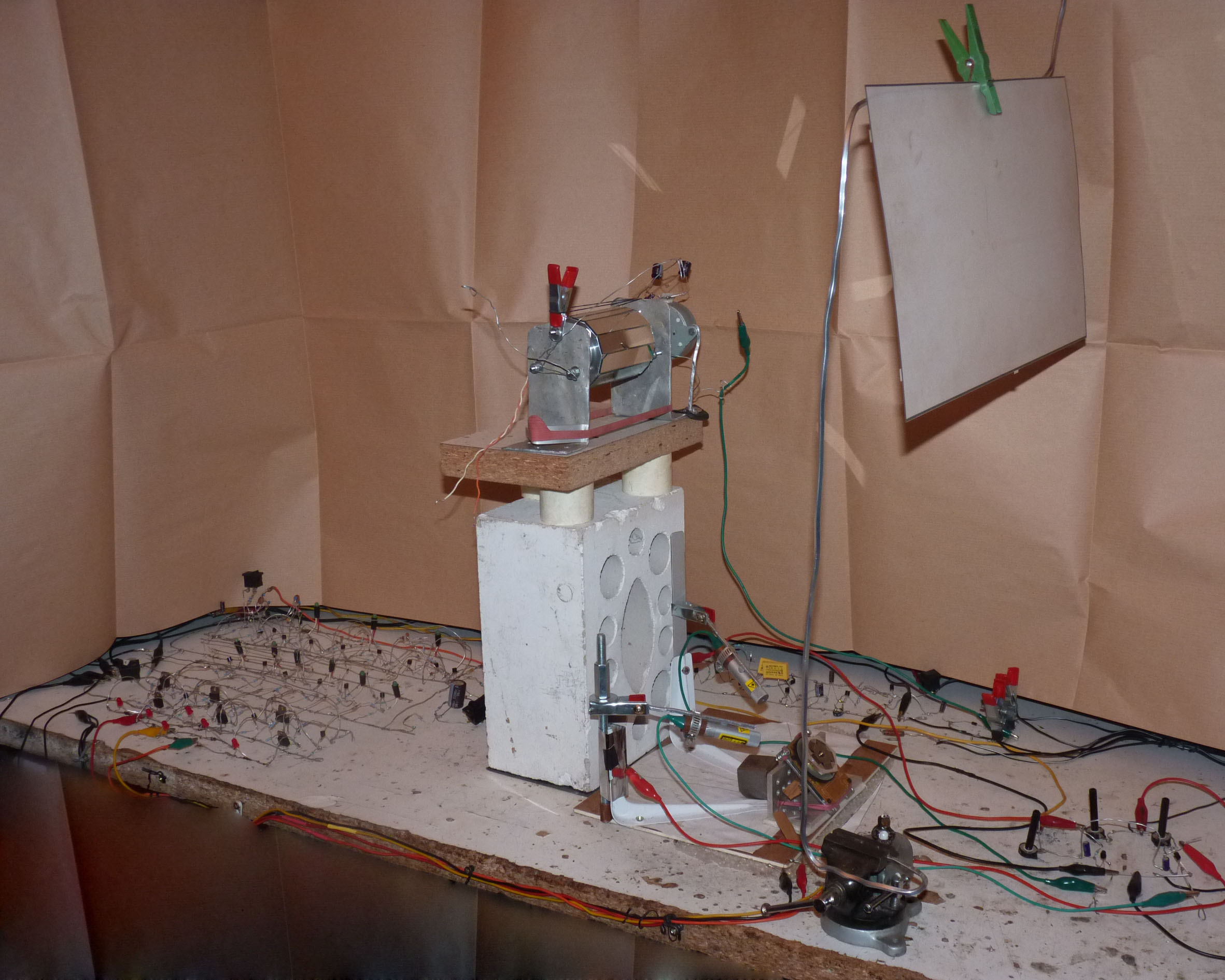 LASER Pointer TV Rotierende Spiegel