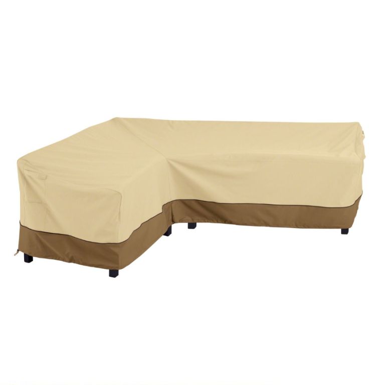 L Shape Sectional Sofa Cover Protect Your Patio Furniture in Style