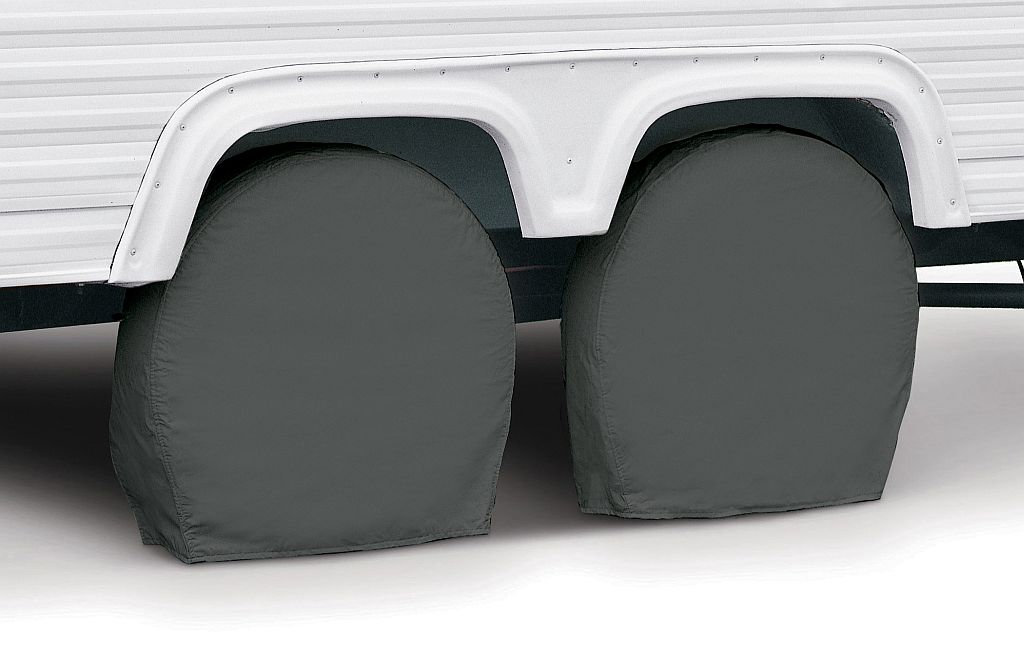 Vinyl RV Wheel Covers Keep Your Wheels Safe and Protected