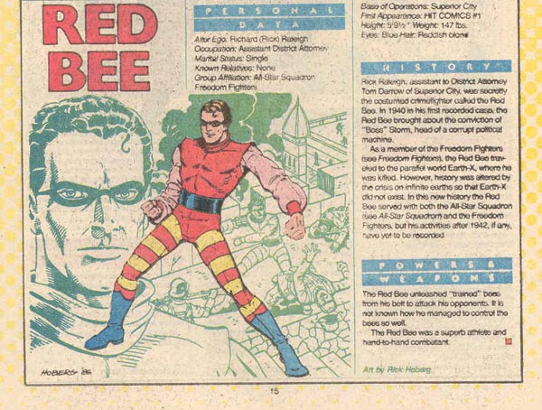 Mightygodking dot com » Post Topic » Thursday WHO’S WHO The Red Bee