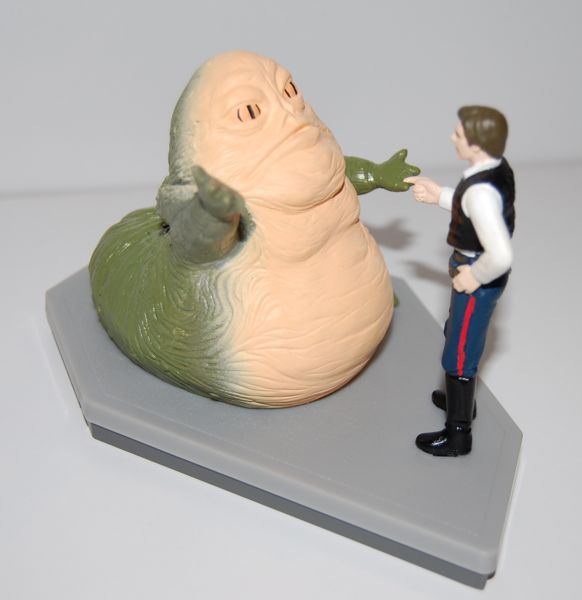 Applause Jabba the Hutt and Han Solo Figure Mighty Jabba's Collection