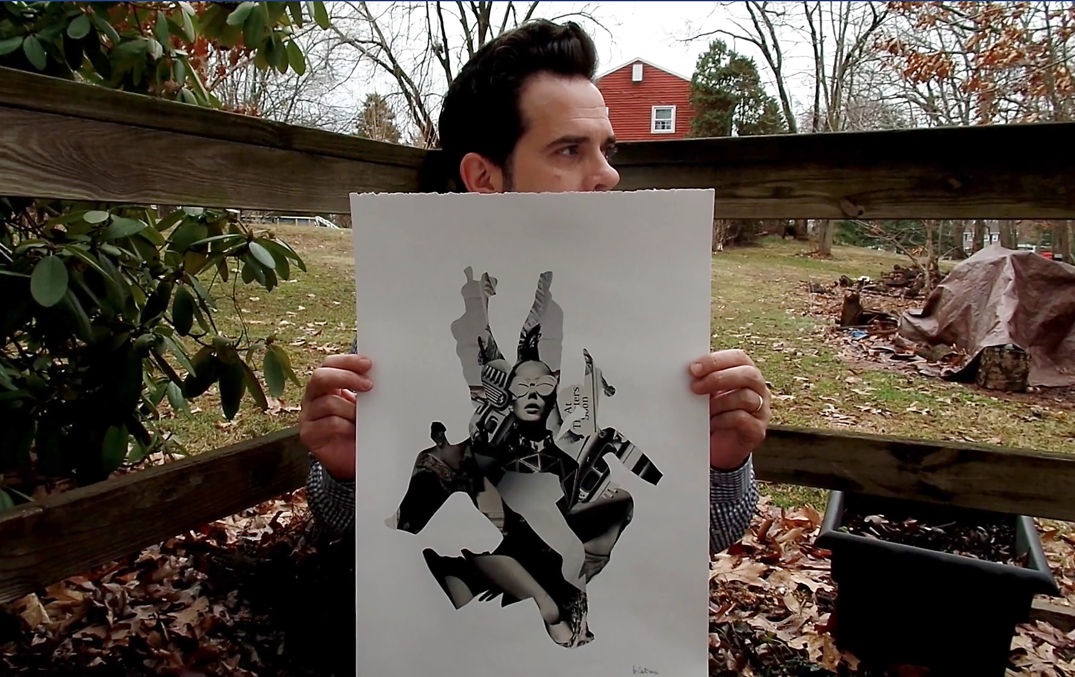 Information about contemporary American collage artist Joe Castro