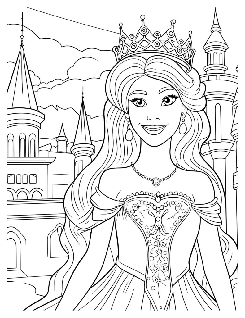 Enchanted Castle Coloring Pages Kids' Favorite