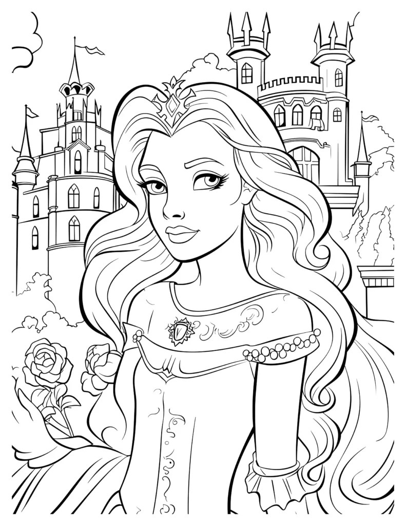 Enchanted Castle Coloring Pages Kids' Favorite