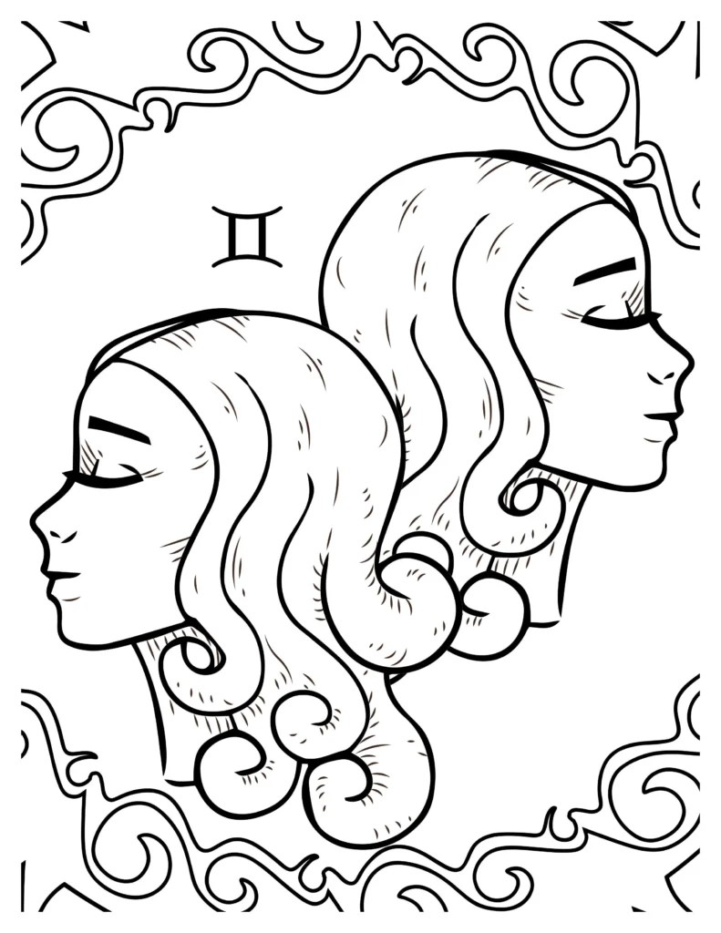 Gemini Coloring Pages Explore and Color