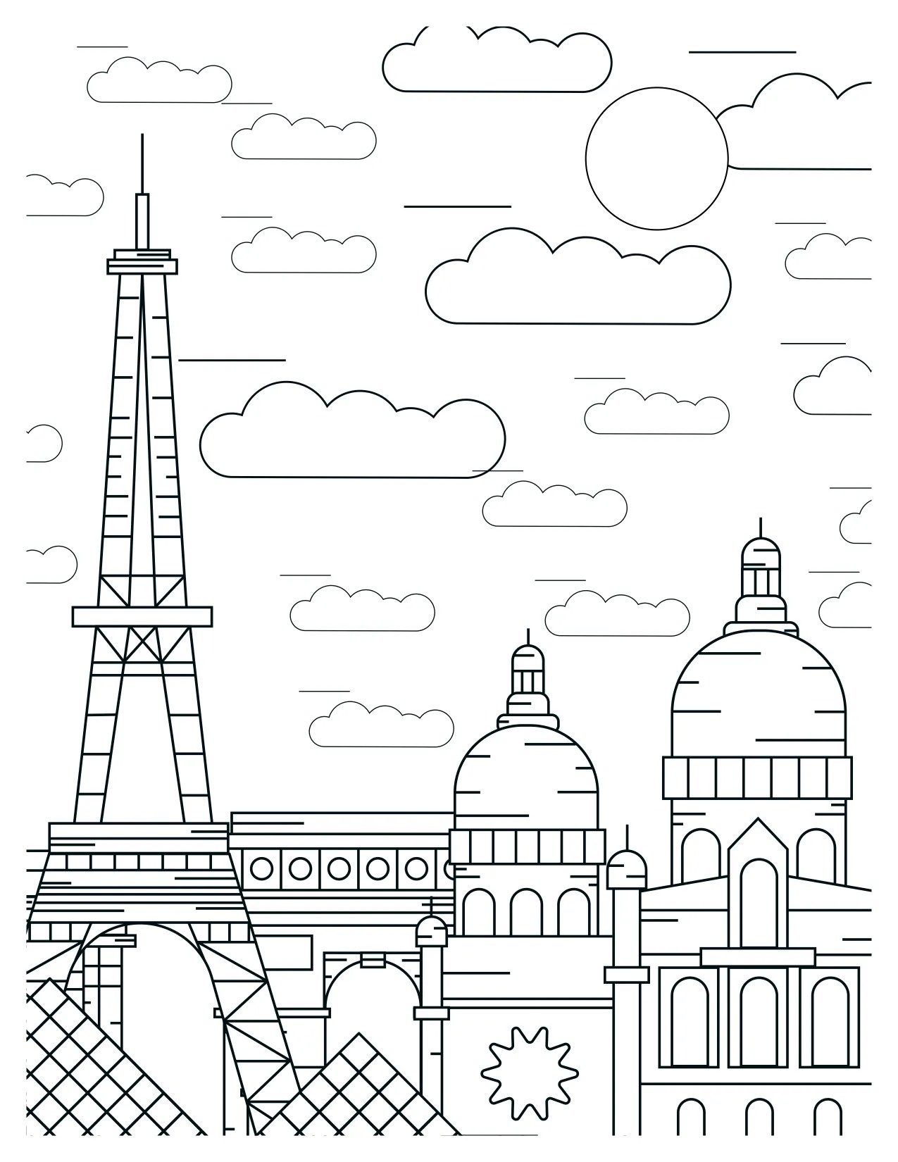 France Coloring Pages 47 Mesmerizing Designs for Kids & Adults