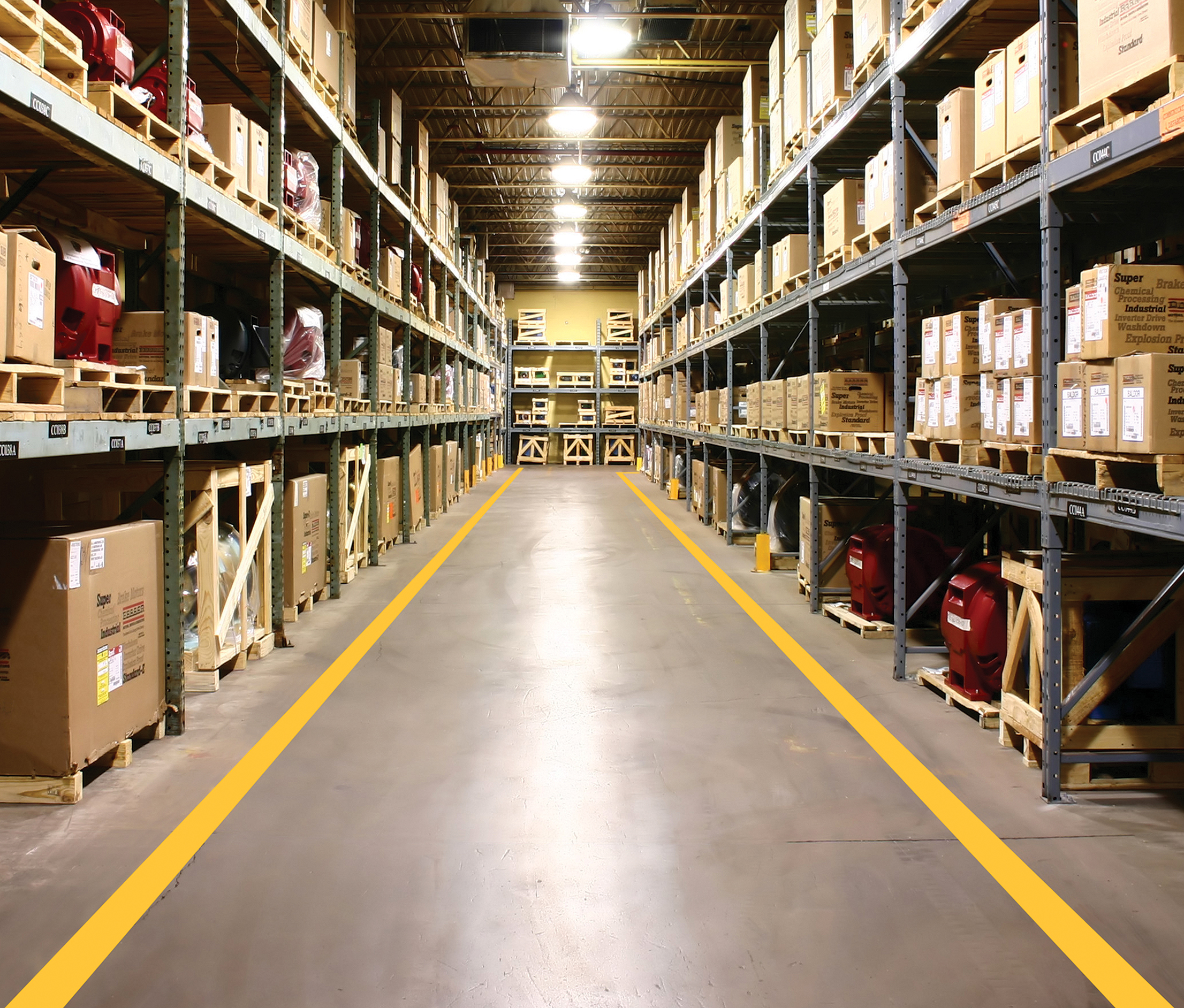 WarehouseWTapeMighty Line Safety Floor Tape