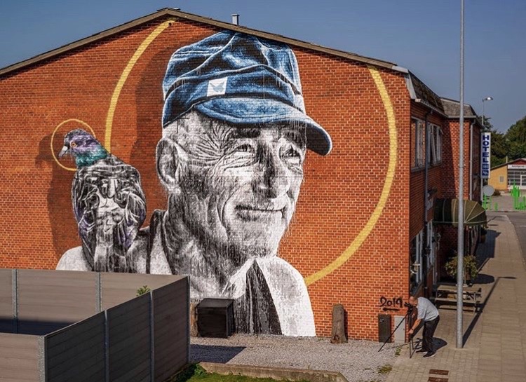 Farver på Her kan du se de nye Street Art malerier