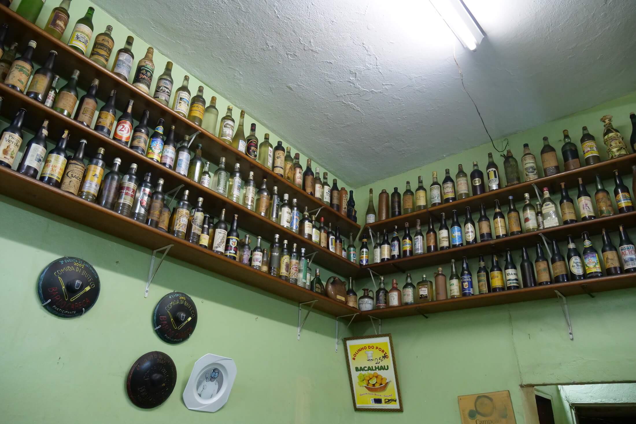 Inside view at Bar Do Careca