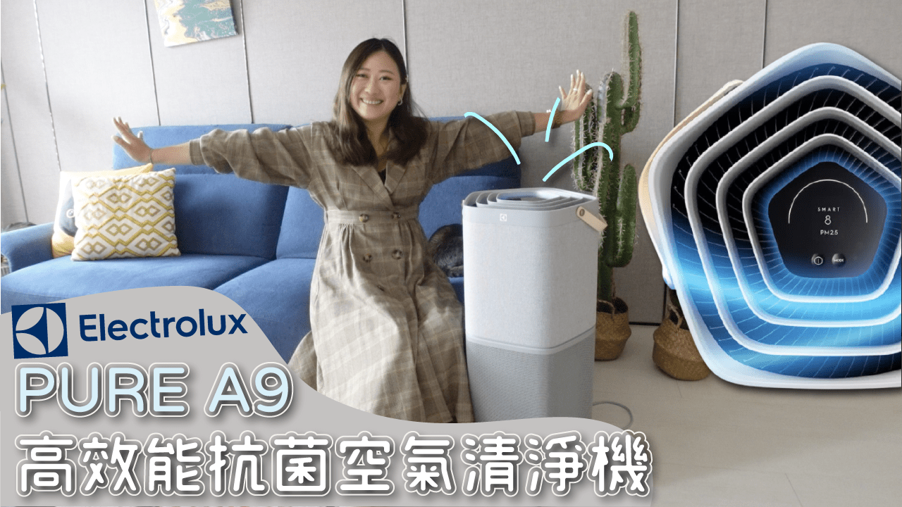 【限時團購】Electrolux 伊萊克斯 Pure A9 高效抗菌智能旗艦清淨機｜獨家團購買大台送小台！