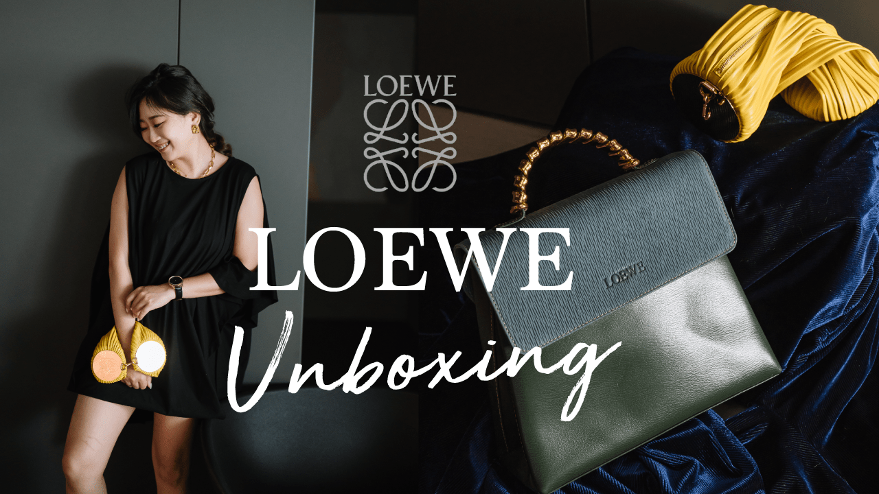 讓我為古董包著迷的第一顆包！LOEWE Vintage蛇骨包＋小羊皮皺摺手鏈包｜LOEWE UNBOXING Bracelet Pouch＆Velazquez