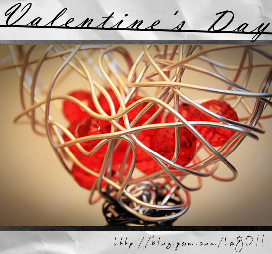 鋁線手作》情人節特別獻禮-閃光愛心鐵塔